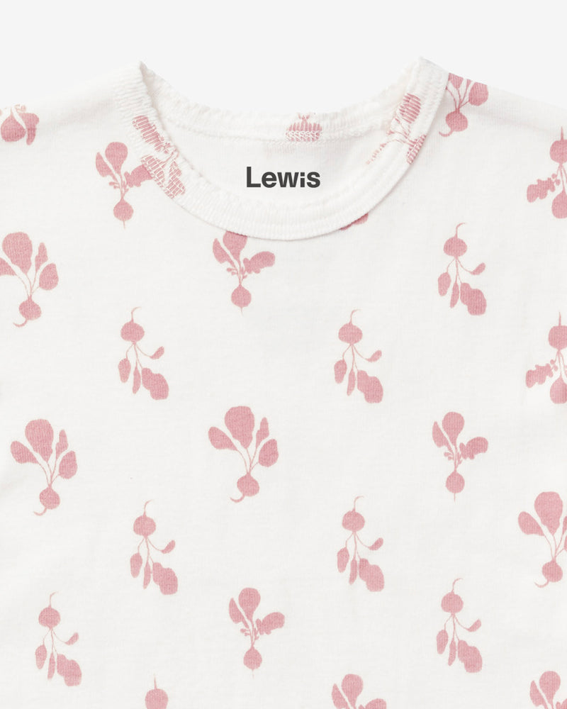 Long Sleeve T Shirt - Mini Radish | Rose