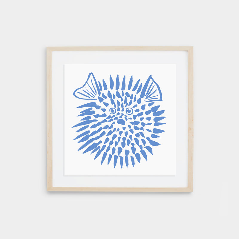 Blowfish Print - Marine