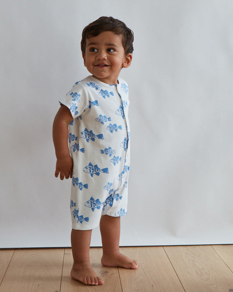 Baby Romper - Seabass | Marine