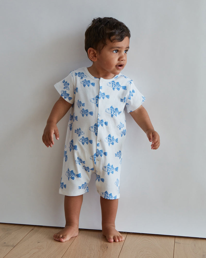 Baby Romper - Seabass | Marine