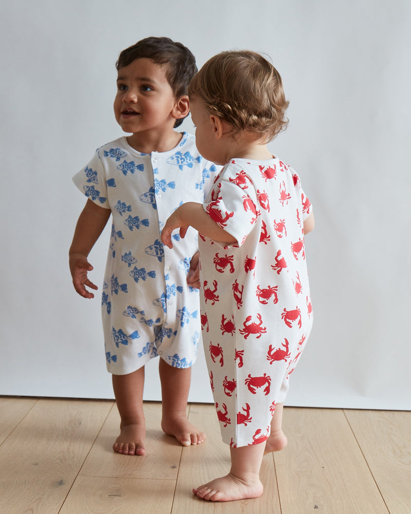 Baby Romper - Seabass | Marine