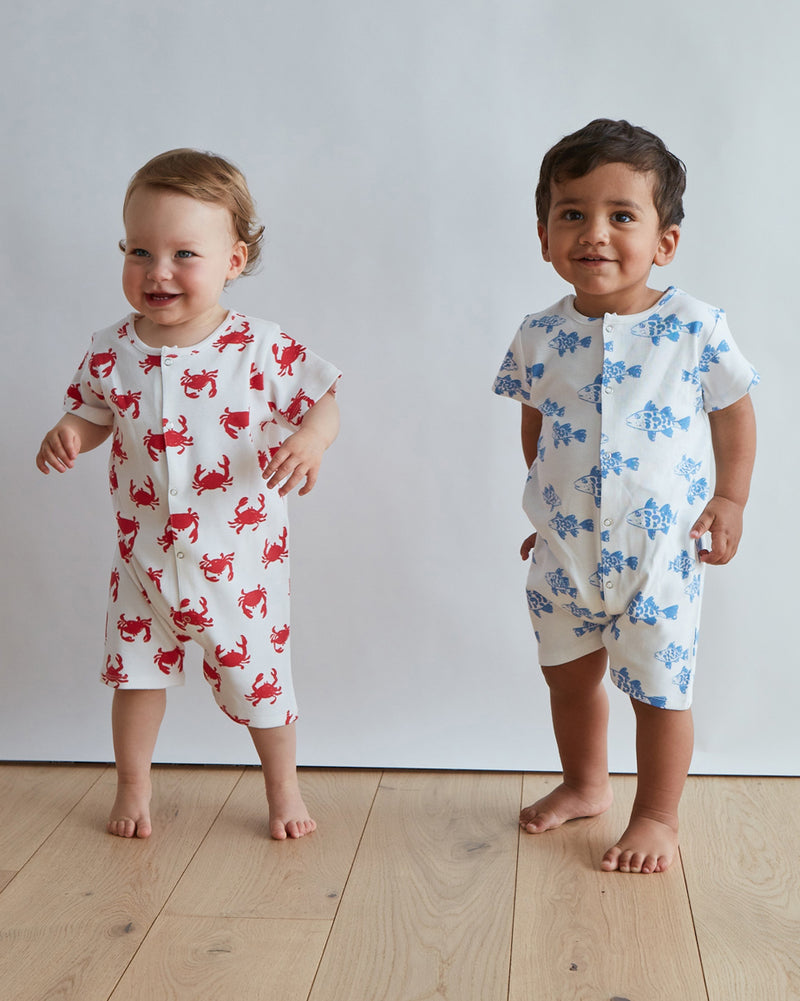Baby Romper - Seabass | Marine