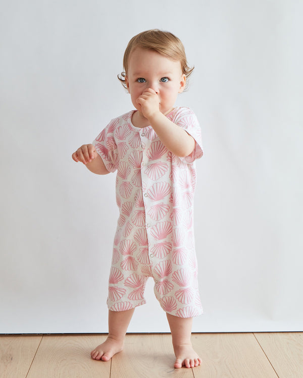 Baby Romper - Scallop | Lilac