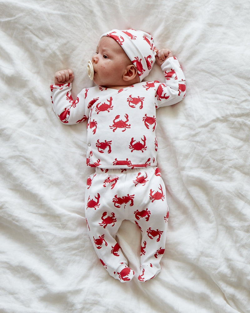 Take Me Home Outfit Crab in Tomato Lewis