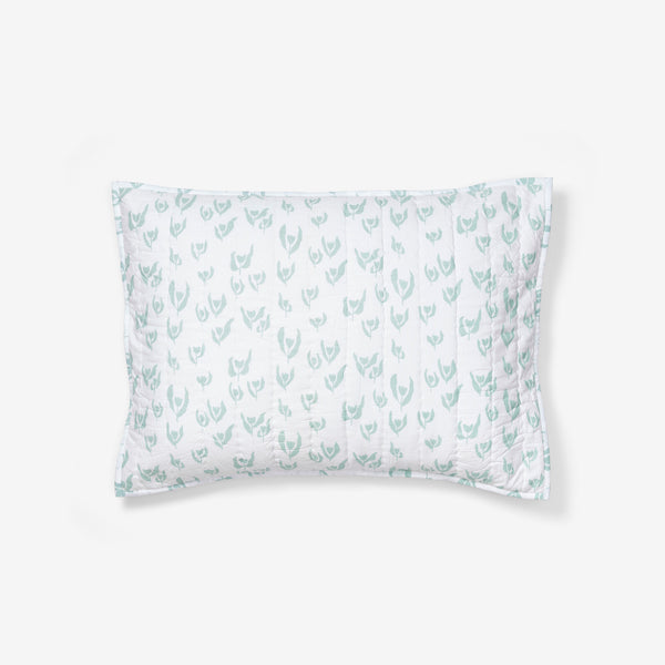 Quilted Pillow Sham - Tulip | Agave