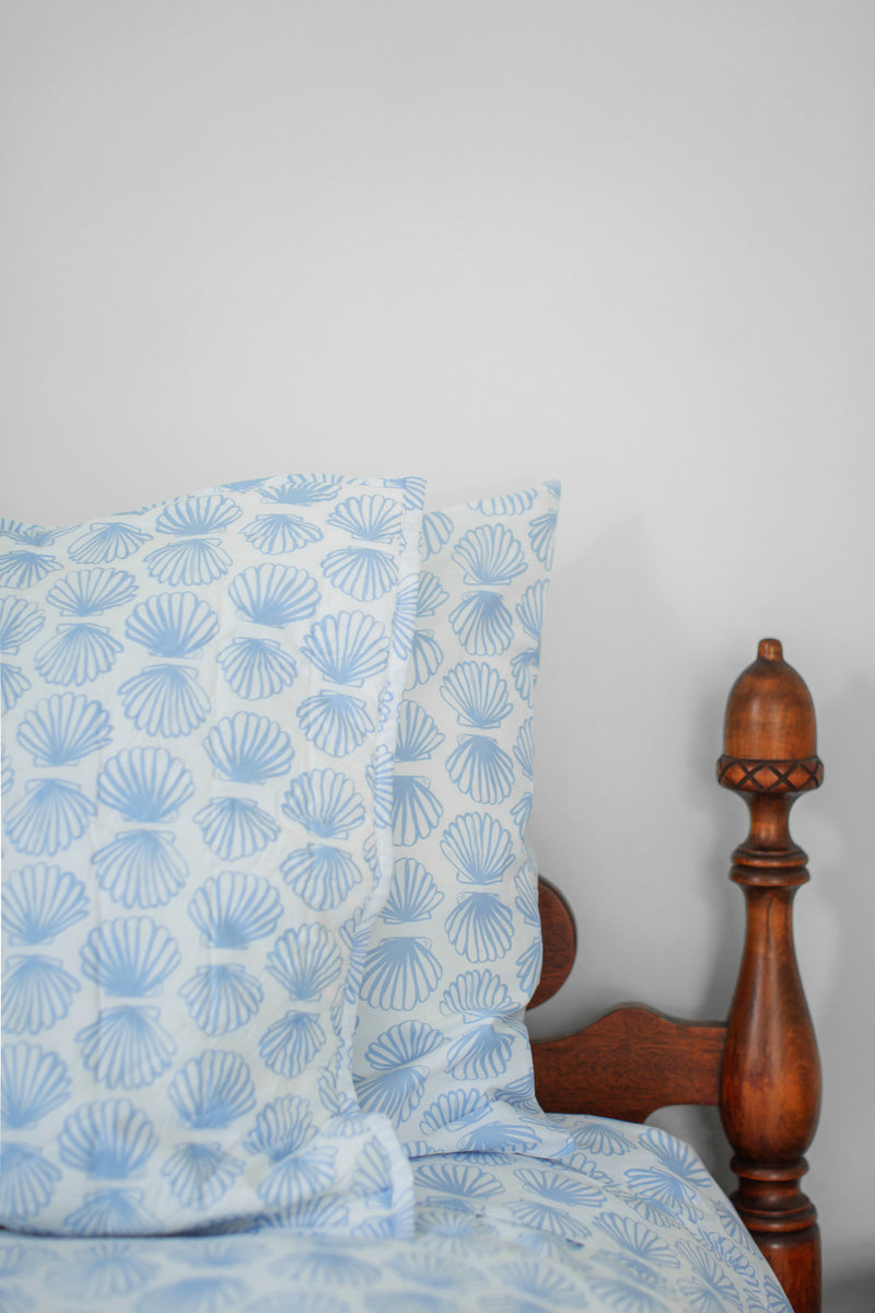 Quilted Pillow Sham - Scallop