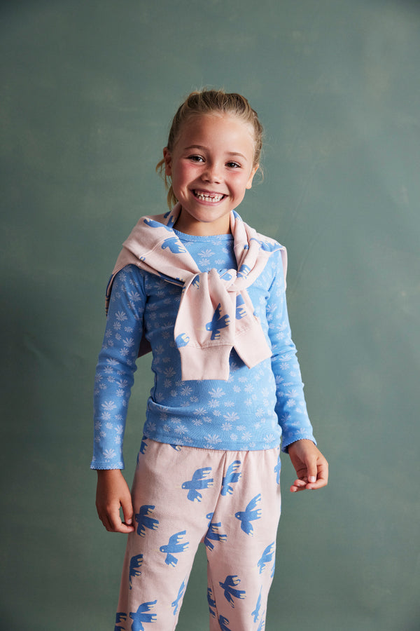 Long Sleeve T Shirt - Daisy | Azure