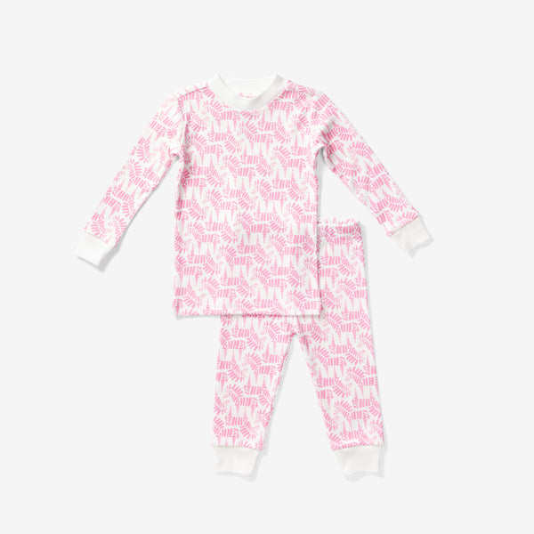 Pajama Set - Zebra | Carnation