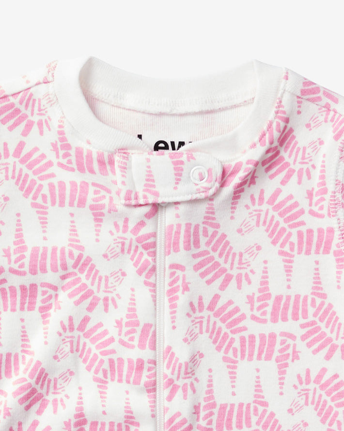 Zip Sleeper - Zebra | Carnation