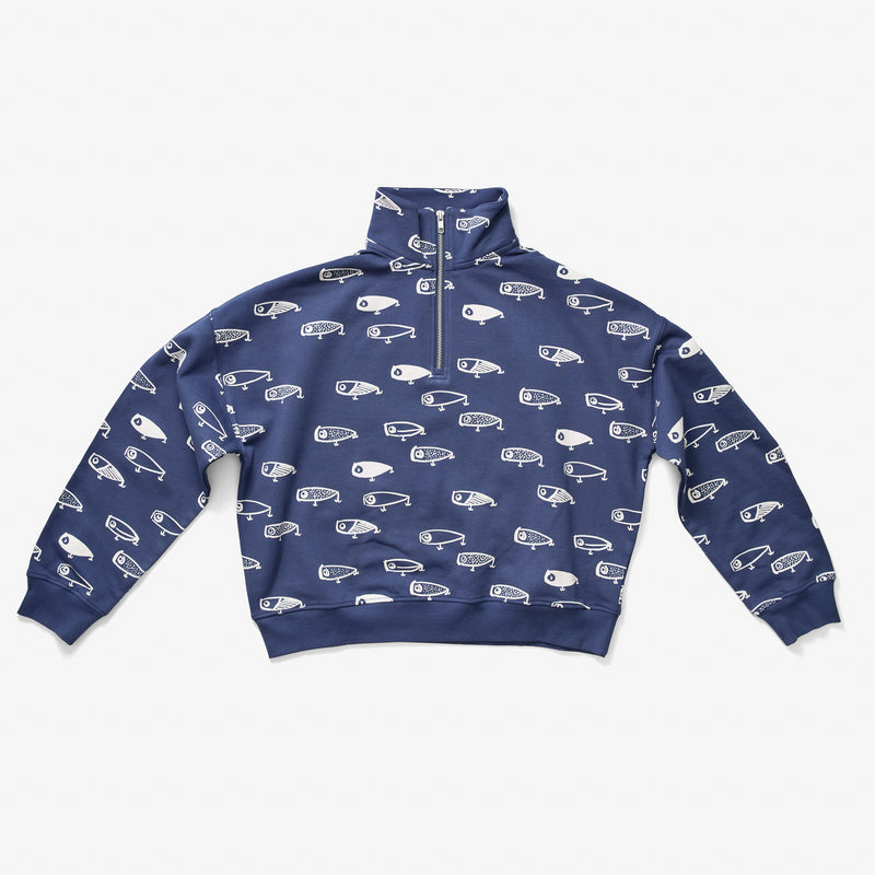 Women's Quarter Zip - Lure | Denim
