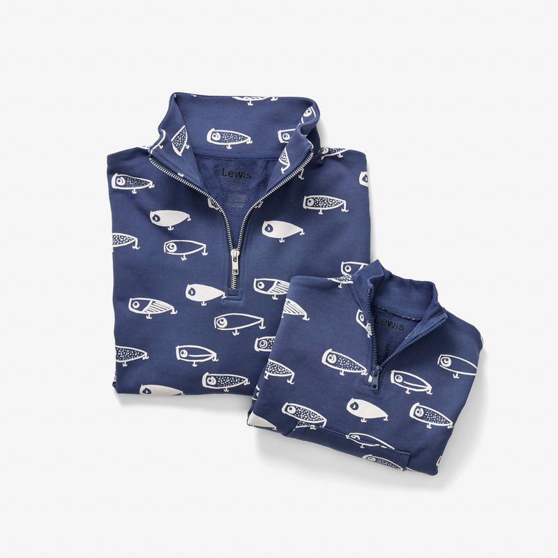 Women's Quarter Zip - Lure | Denim