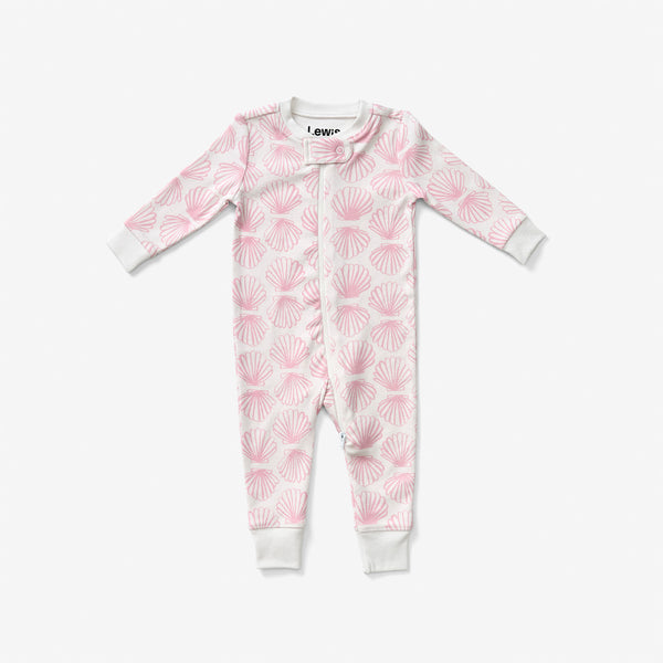 Zip Sleeper - Scallop | Blush