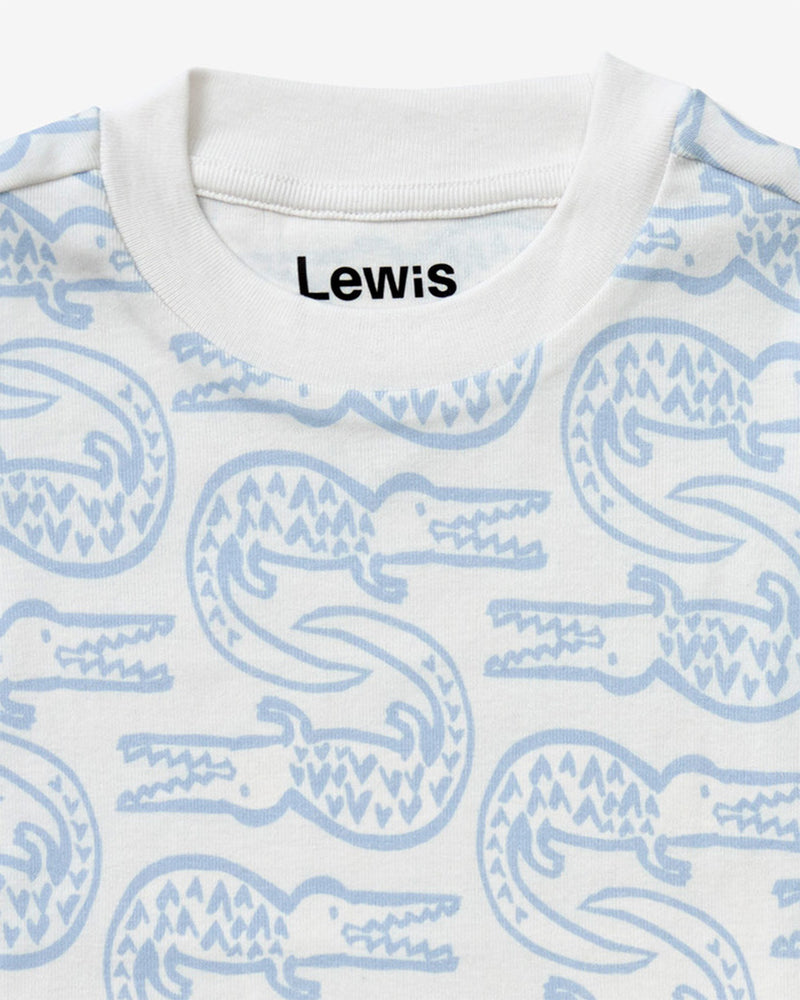 Pajama Set - Alligator | Bay Blue
