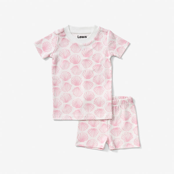Pajama Set - Scallop | Blush