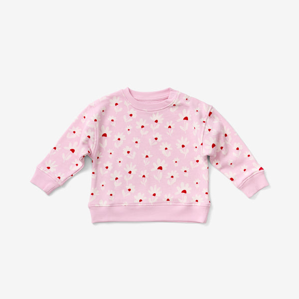 Baby Sweatshirt - Flower Field | Peony