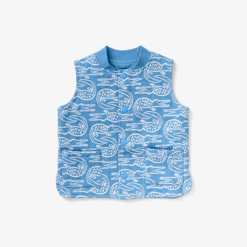 Quilted Snap Vest - Alligator | Pacific