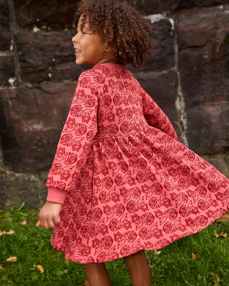Sweatshirt Dress - Tiger | Spice