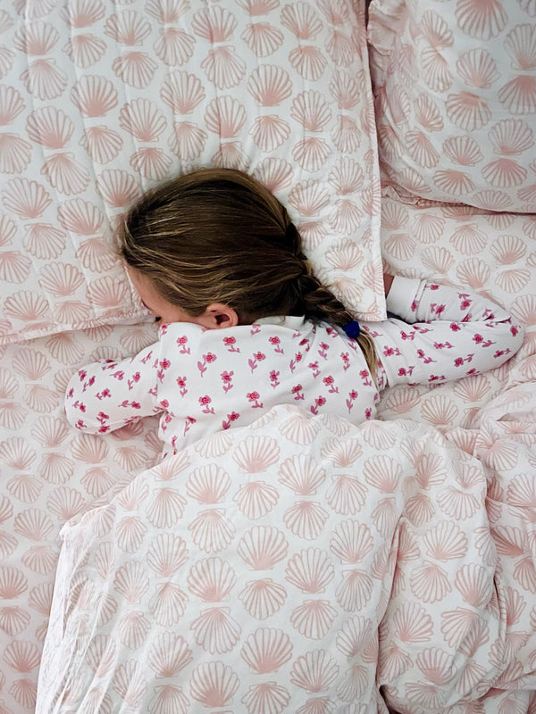 Duvet Cover - Scallop | Blush
