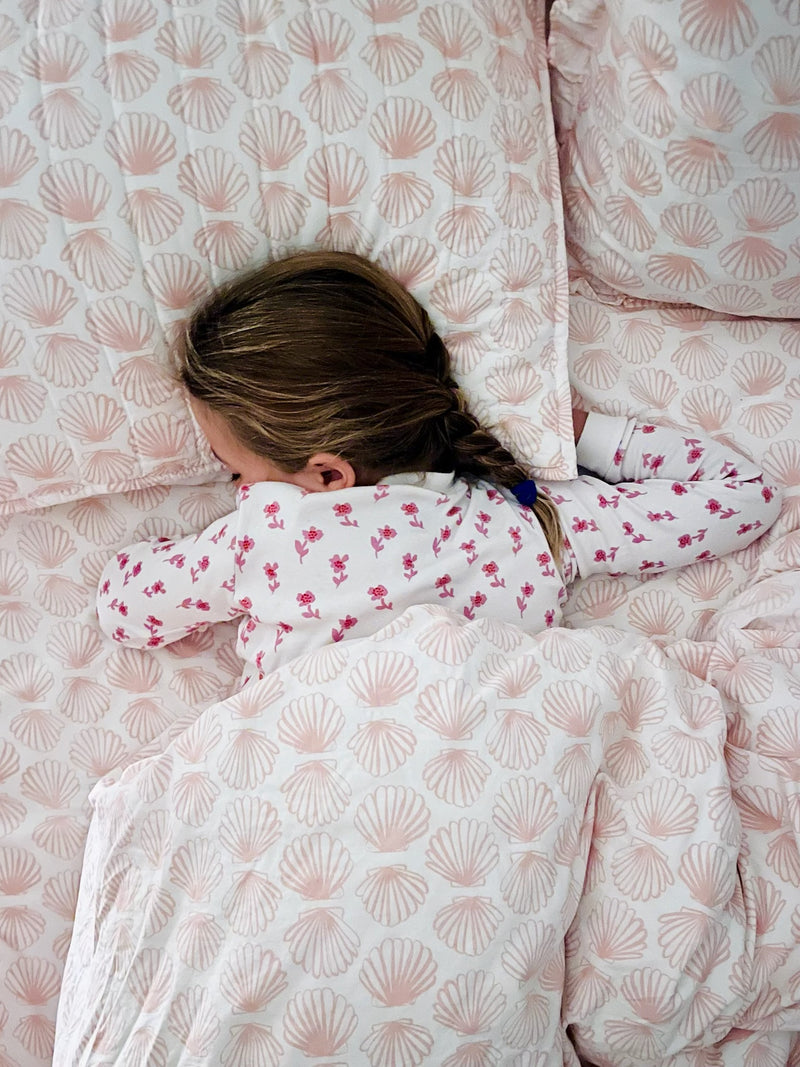Duvet Cover - Scallop | Blush