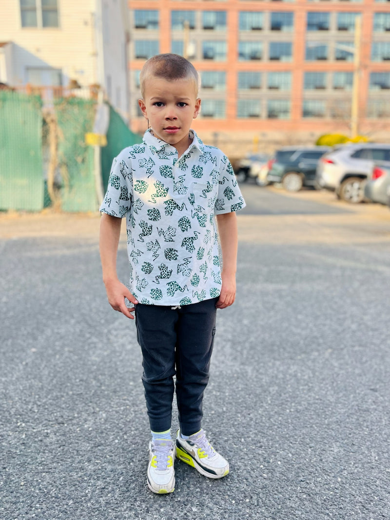 Collared Shirt - Frog | Pine