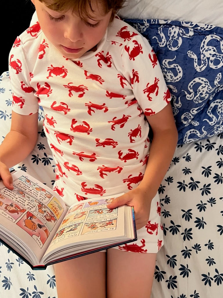 Pajama Set - Crab | Tomato
