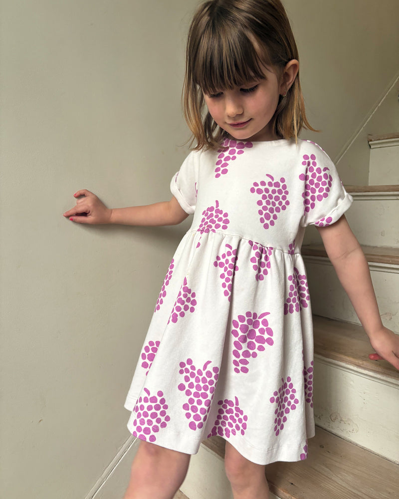 Scoop Back Dress - Grape | Mulberry