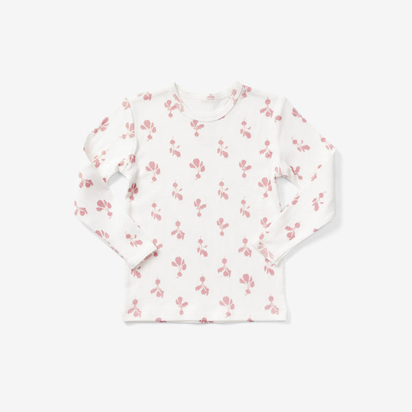 Long Sleeve T Shirt - Mini Radish | Rose