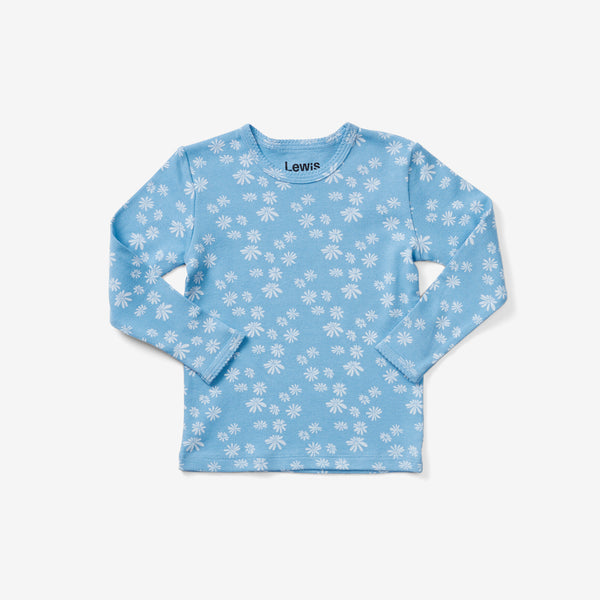 Long Sleeve T Shirt - Daisy | Azure
