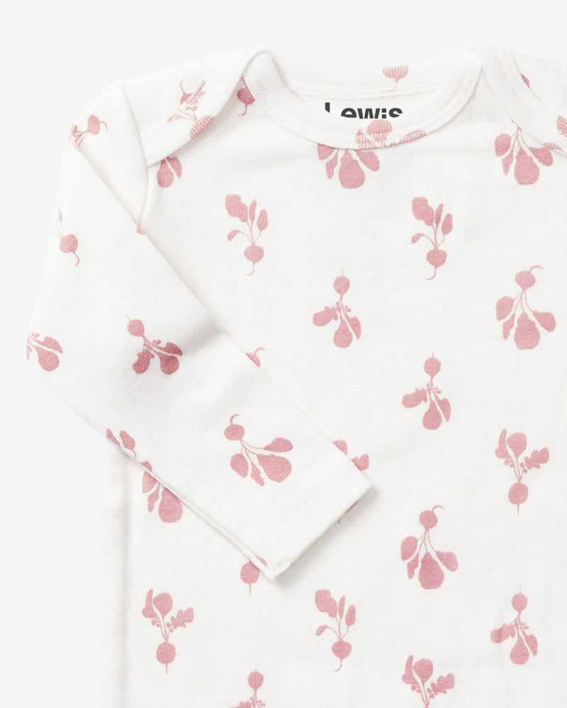 Onesie + Pant Set - Mini Radish | Rose