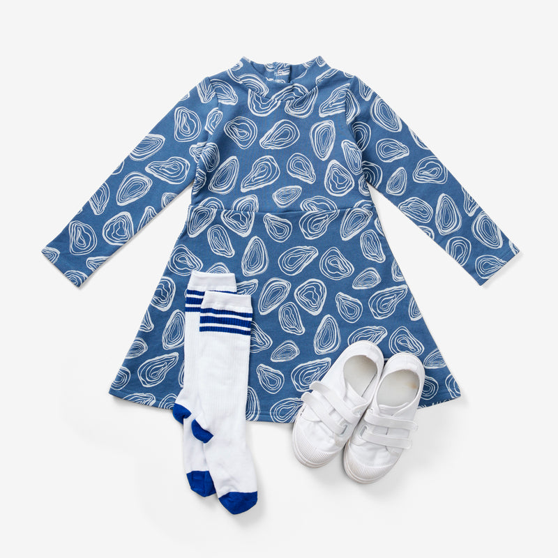 Louise Dress - Oyster | Denim