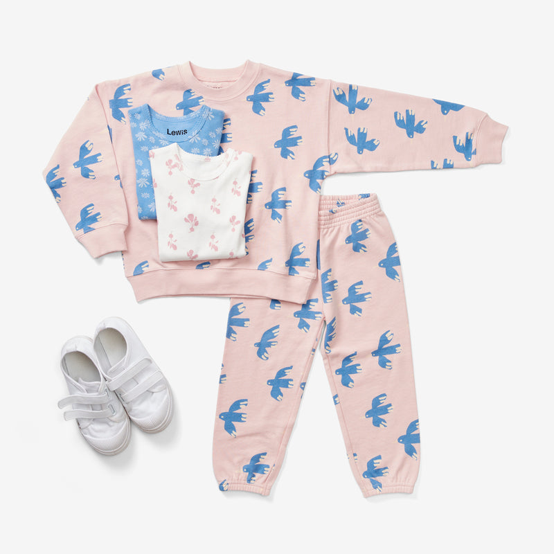 Long Sleeve T Shirt - Mini Radish | Rose