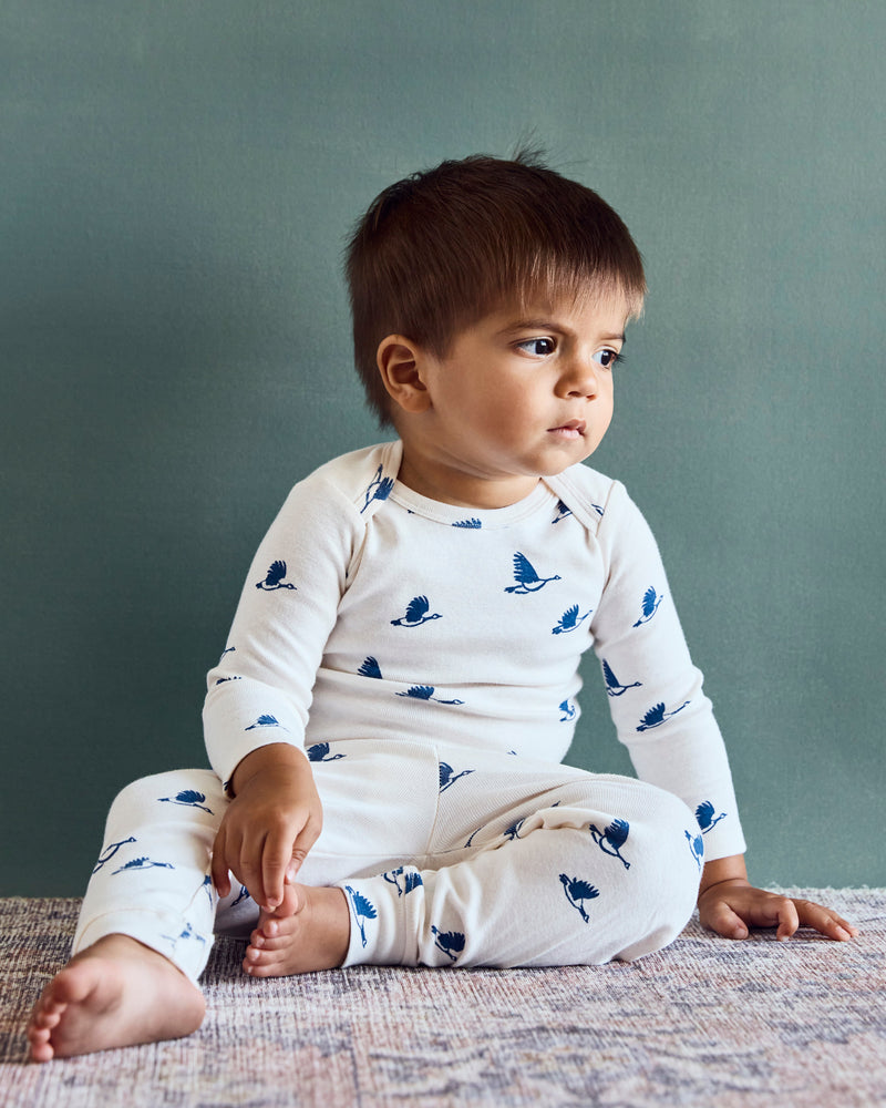 Onesie + Pant Set - Geese | Denim