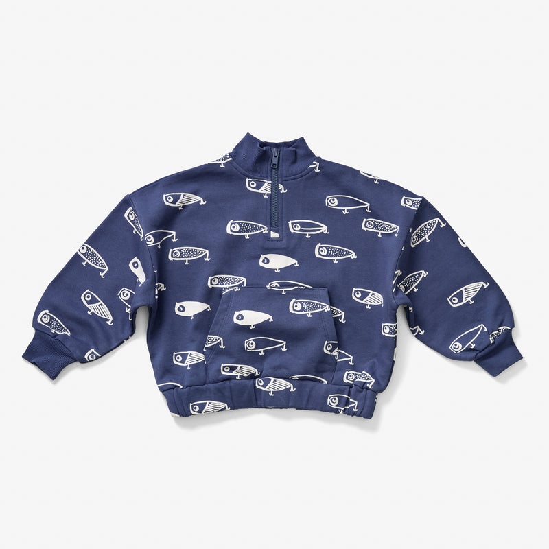 Quarter Zip - Lure | Denim