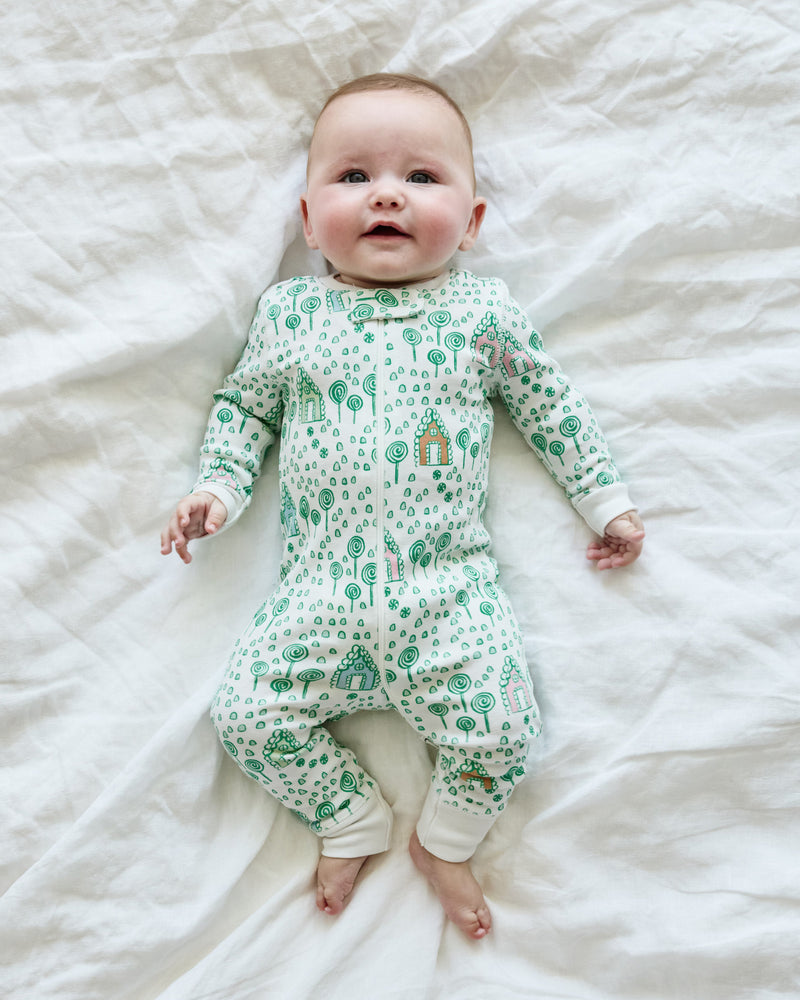 Zip Sleeper - Gingerbread | Emerald