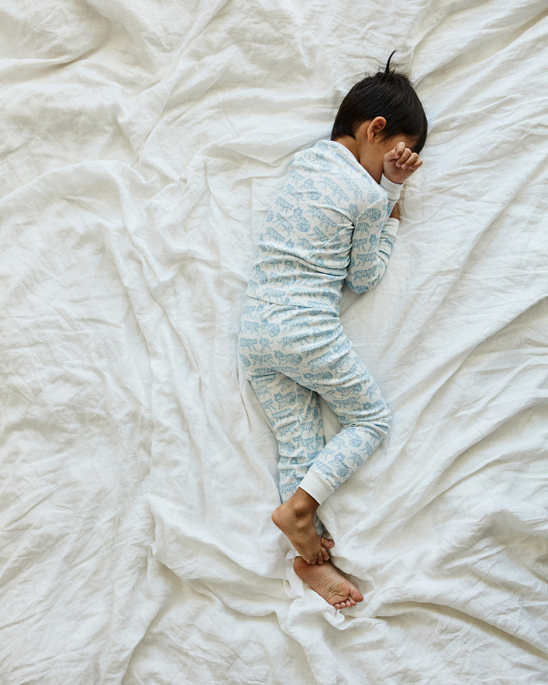 Pajama Set - Tiger | Sky
