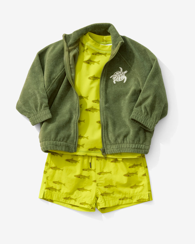 Swim Trunks - Salmon | Chartreuse – Lewis