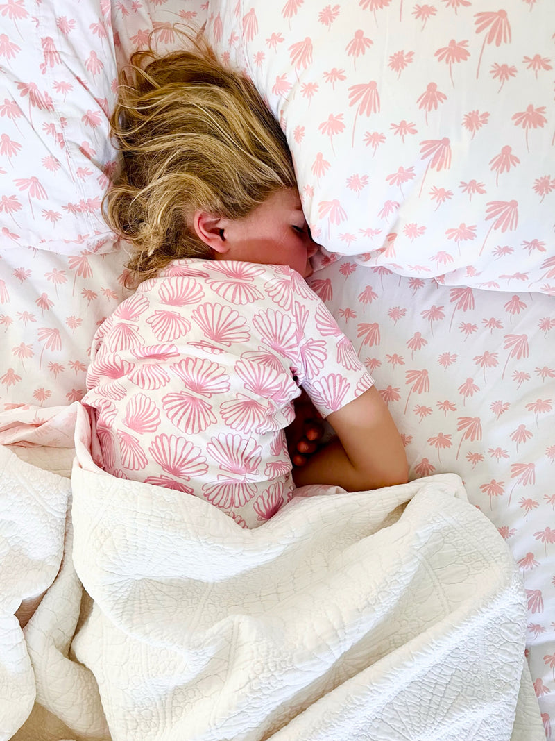 Pajama Set - Scallop | Lilac