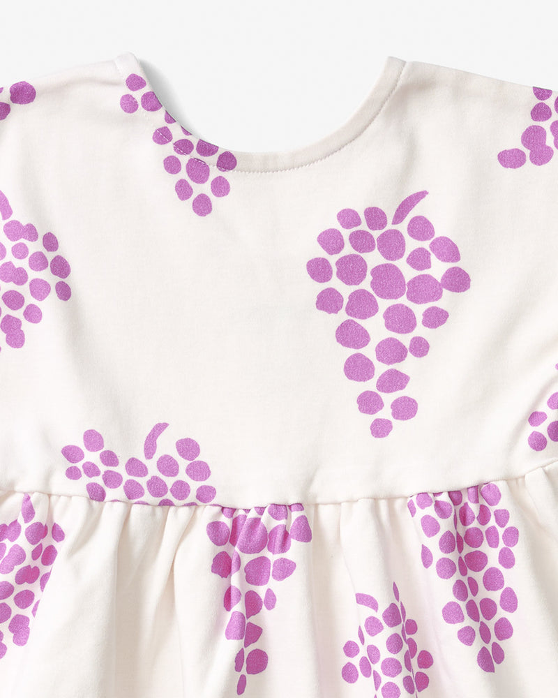 Scoop Back Dress - Grape | Mulberry