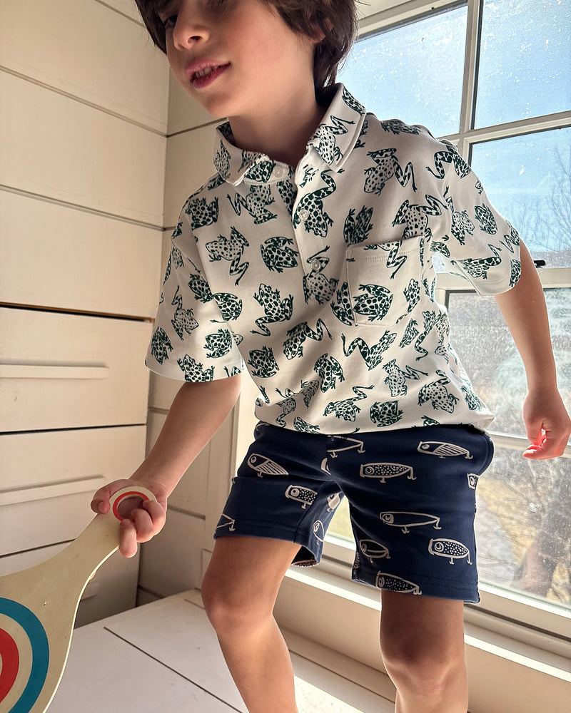 Collared Shirt - Frog | Pine