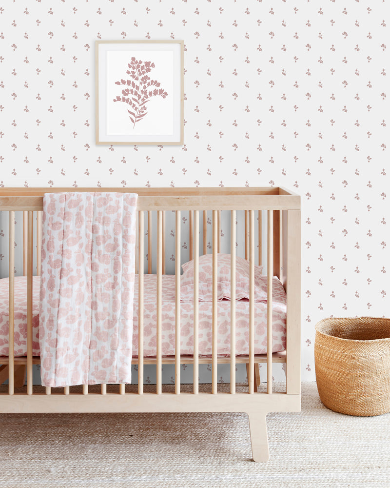 Crib Sheet x2 - Bunny | Blush