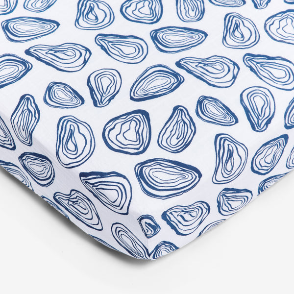 Crib Sheet - Oyster | Denim