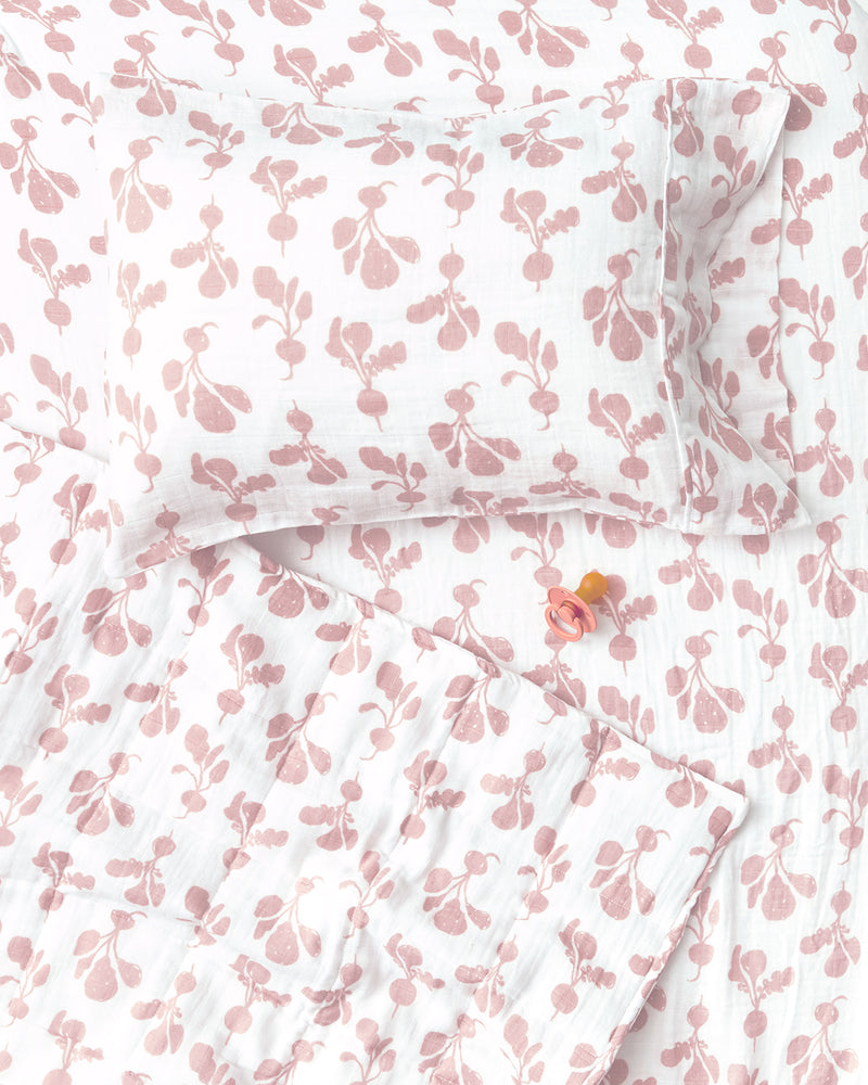 Baby Bedding Set - Radish | Mauve