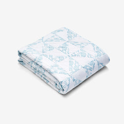 Twin Quilt - Alligator | Bay Blue