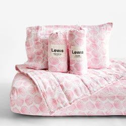 Baby Bedding Set - Scallop | Lilac