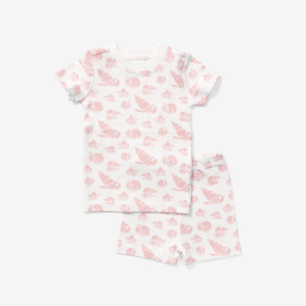 Pajama Set Hermit Crab in Melon Lewis