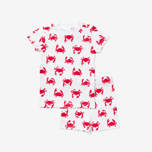 Pajama Set - Crab | Tomato