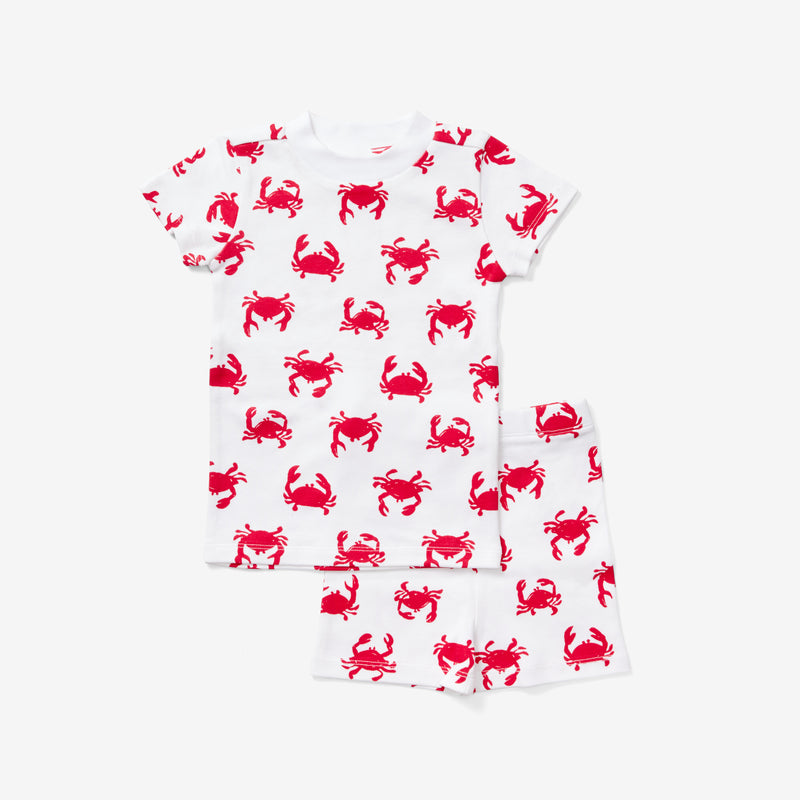 Pajama Set - Crab | Tomato