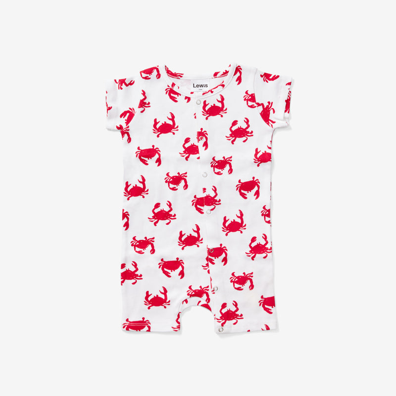 Baby Romper - Crab | Tomato