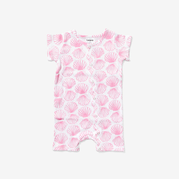 Baby Romper - Scallop | Lilac