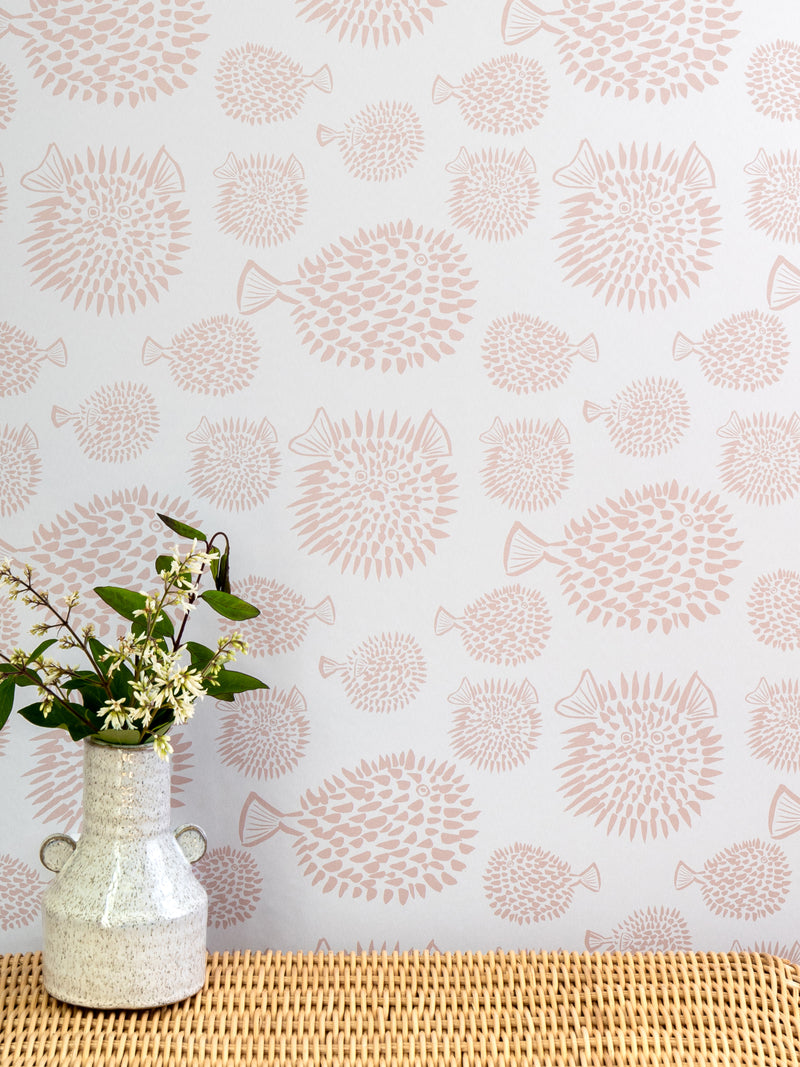 Wallpaper - Blowfish | Blush